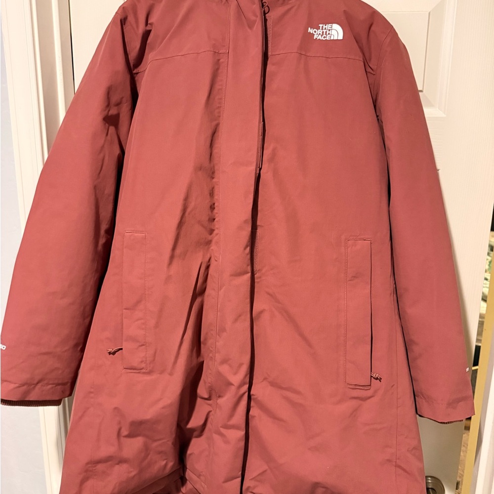 The North Face Women's Arctic Parka in Wild Ginger